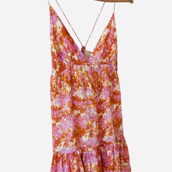 L*Space Nora Floral Print Babydoll Mini Dress - Picture 8 of 13